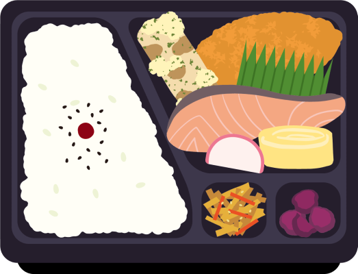 お弁当のイラスト